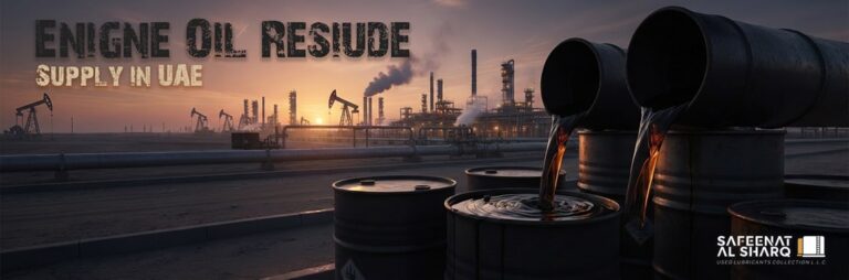 Oil residue and engine oil residue supply for industrial boilers, furnaces, and fuel blending applications in UAE