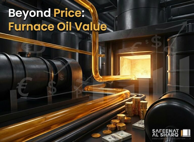 Industrial furnace oil supply for heavy industry operations